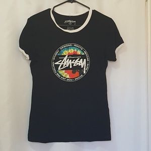 Stussy Ringer Tee shirt T-shirt